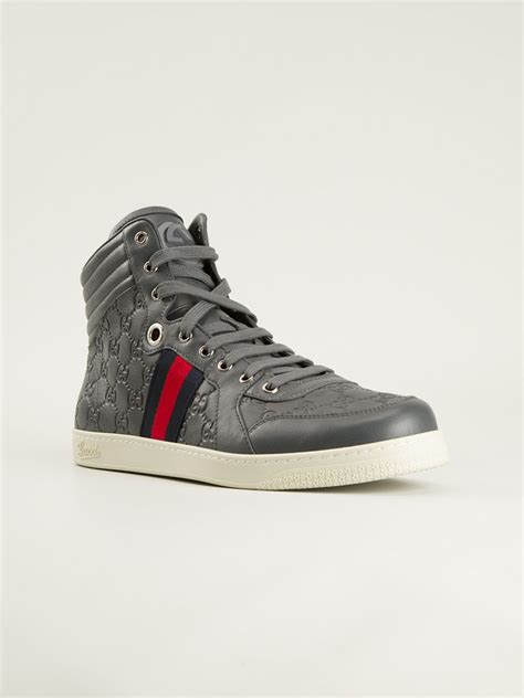 gray gucci sneakers|Gucci all white sneakers.